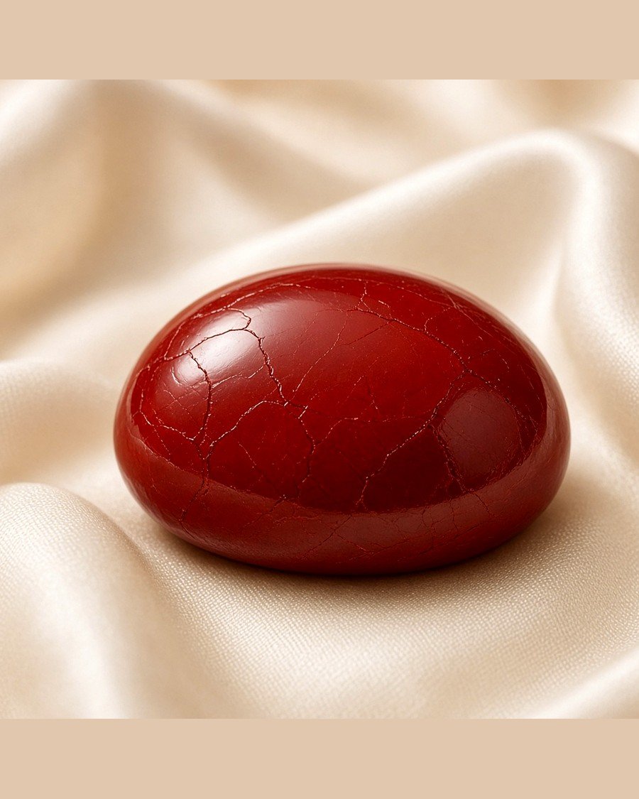 Natural Mediterranean Red Coral gemstone 6.20 ct carat